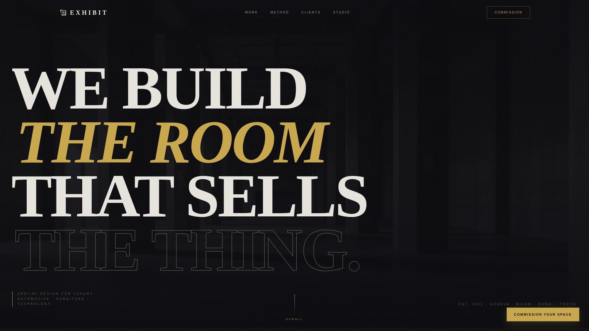 Commercial & Office Design Specialist Professional Website Template