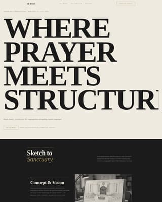 Religious & Cultural Architecture Professional Website Template
