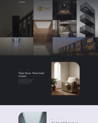 Residential Design Blog Website Template