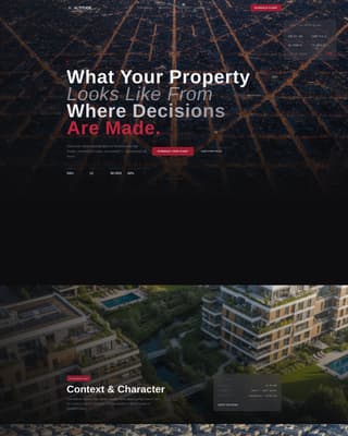 Altitude - Cinematic Aerial Landing Page Template