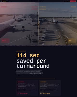 Tarmac - Precision Airport Landing Page Template