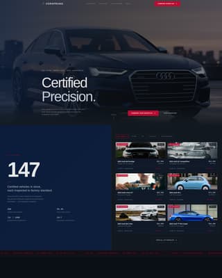 Vorsprung - Certified Audi Landing Page Template