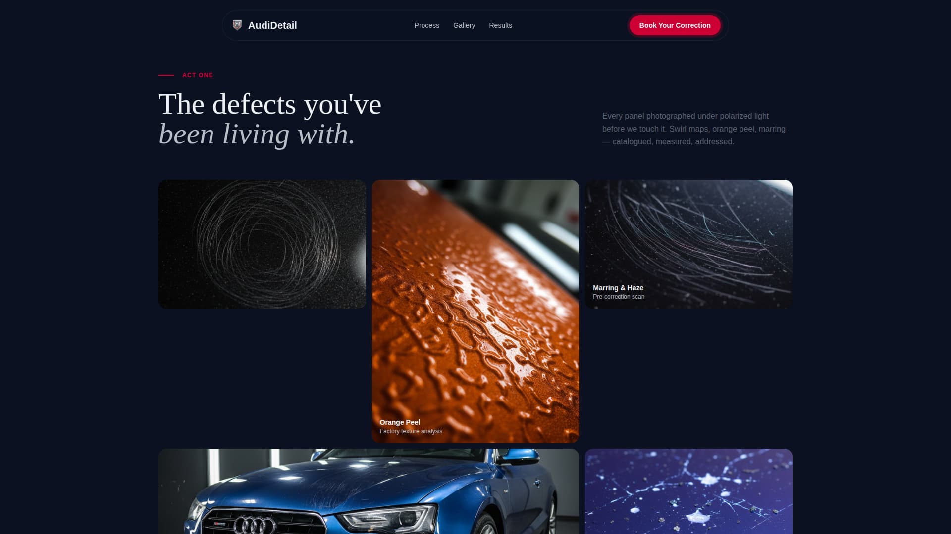 Quattro - Precision Detailing Landing Page Template