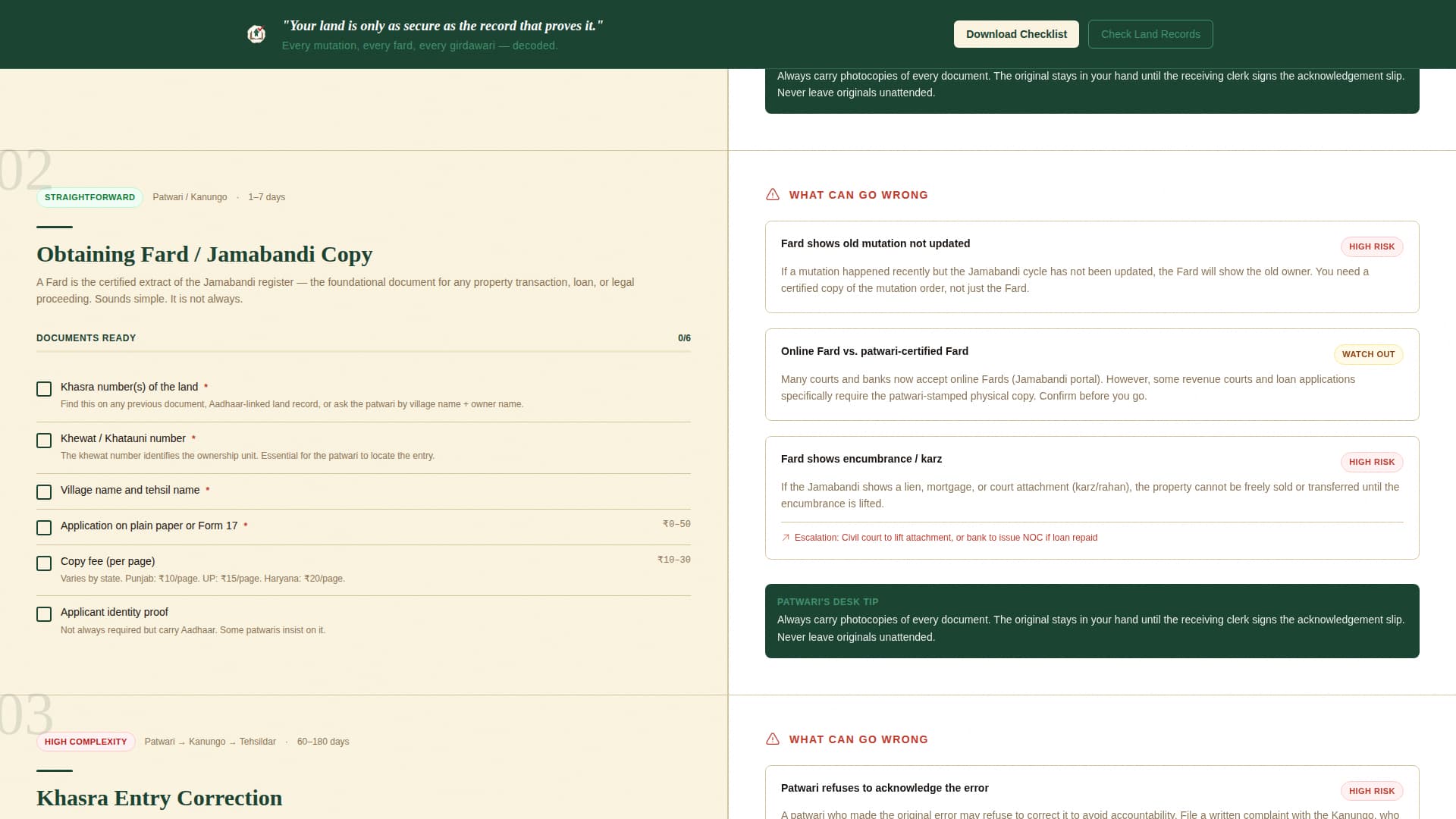 Indian Government Education Website Template