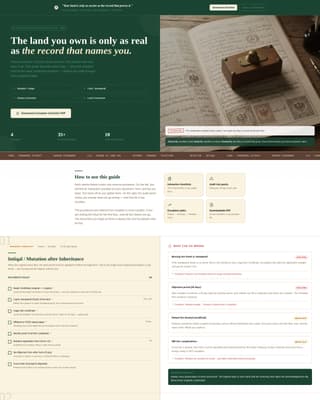 Indian Government Education Website Template