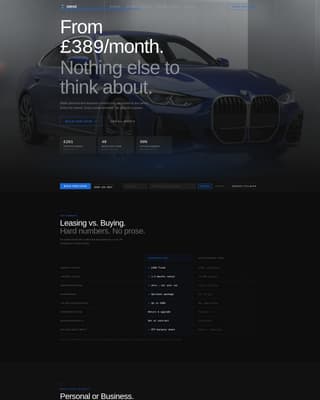 Drive - Precision BMW Landing Page Template