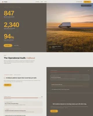 Transportation Government Professional Website Template