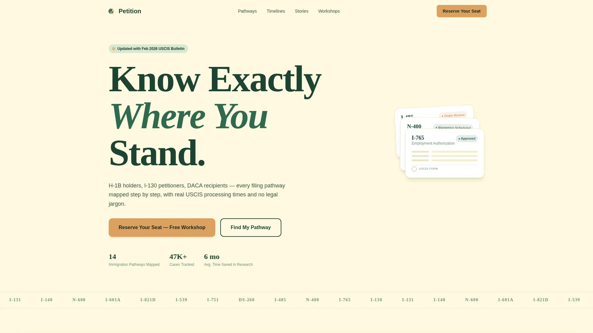 Streamline — Immigration Services Landing Page Template