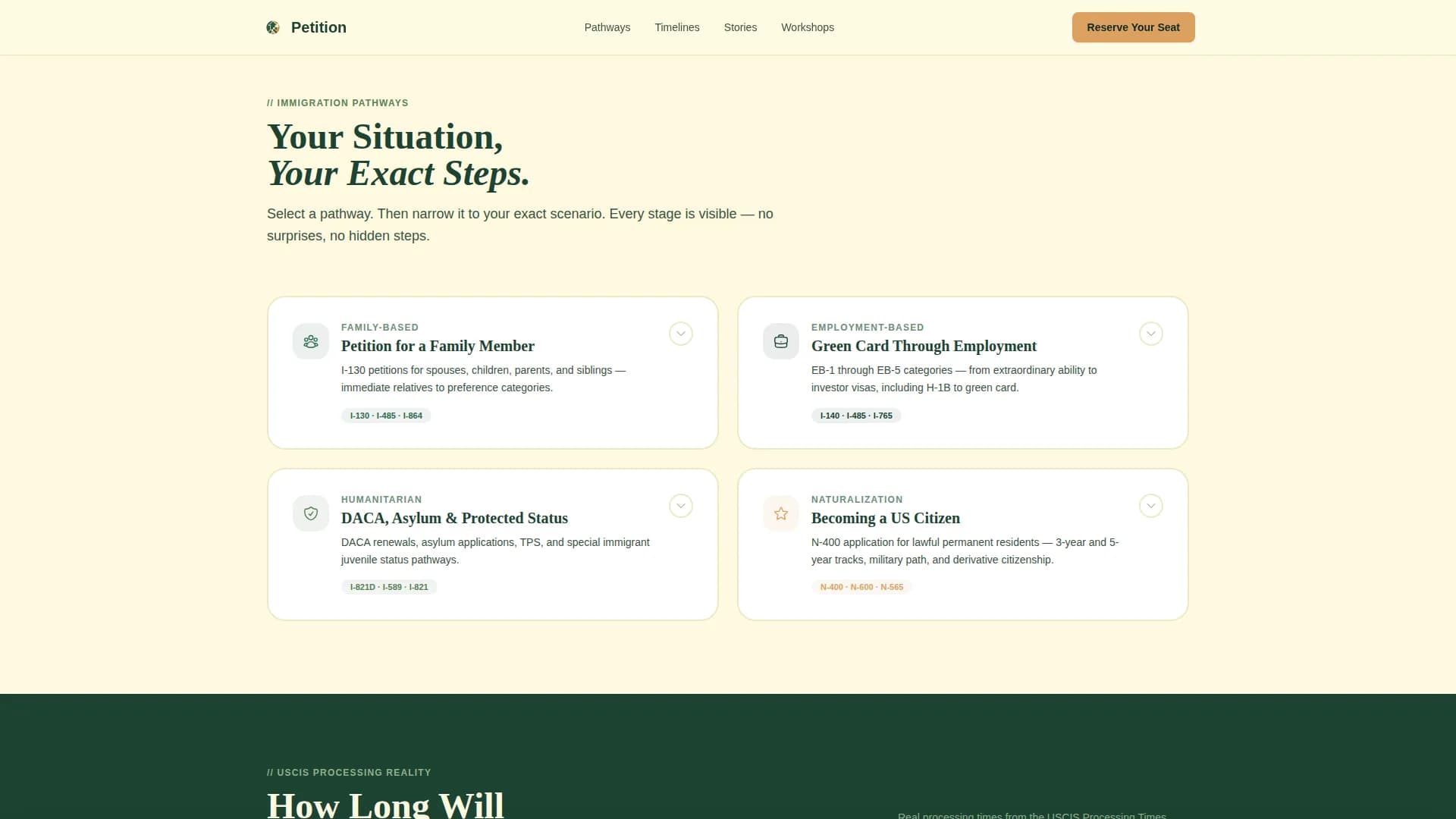 Streamline — Immigration Services Landing Page Template
