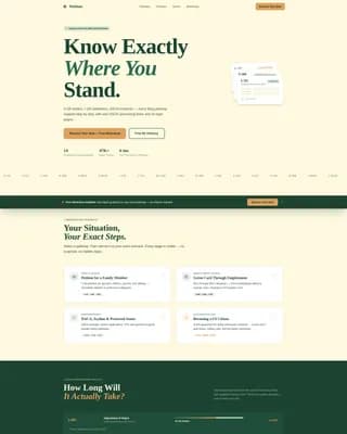 Streamline — Immigration Services Landing Page Template