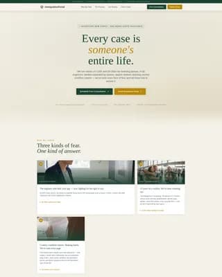 Navigate — Immigration Law Landing Page Template