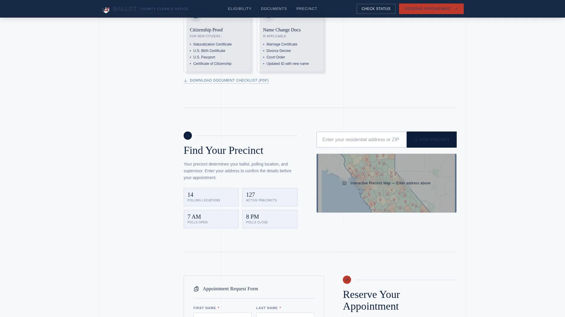 Empower — Civic Voting Landing Page Template