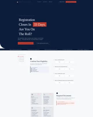 Empower — Civic Voting Landing Page Template