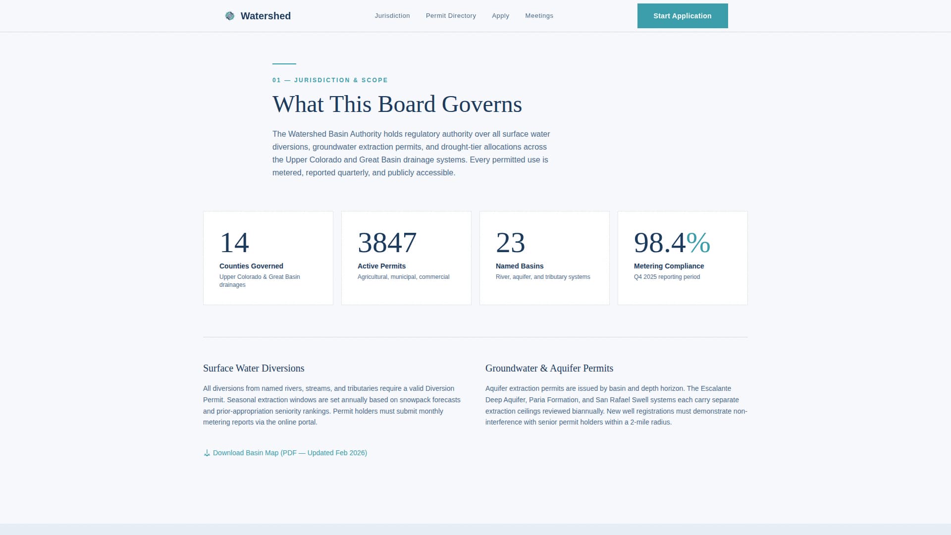 Land & Environmental Agency Booking Website Template