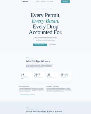 Land & Environmental Agency Booking Website Template