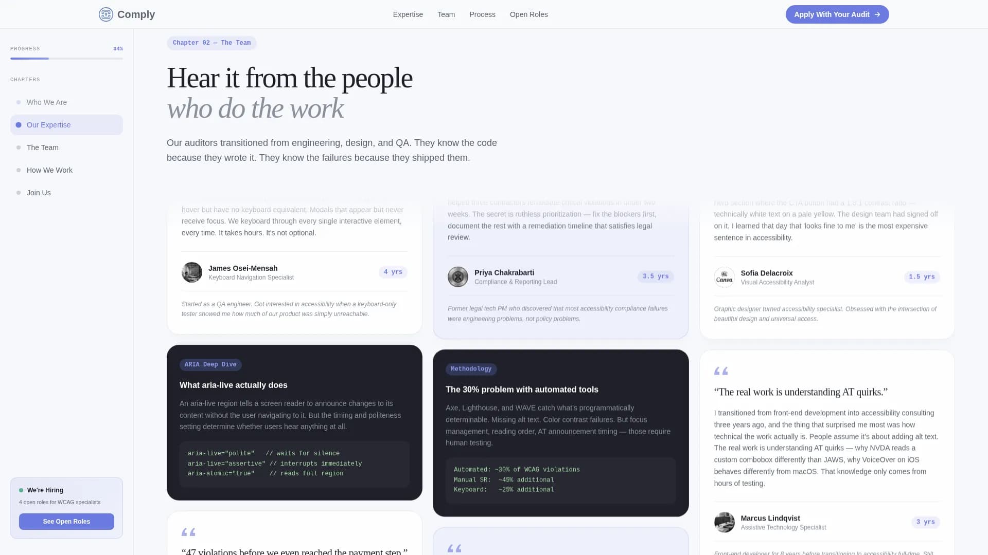 Inclusive — Accessibility Recruitment Landing Page Template