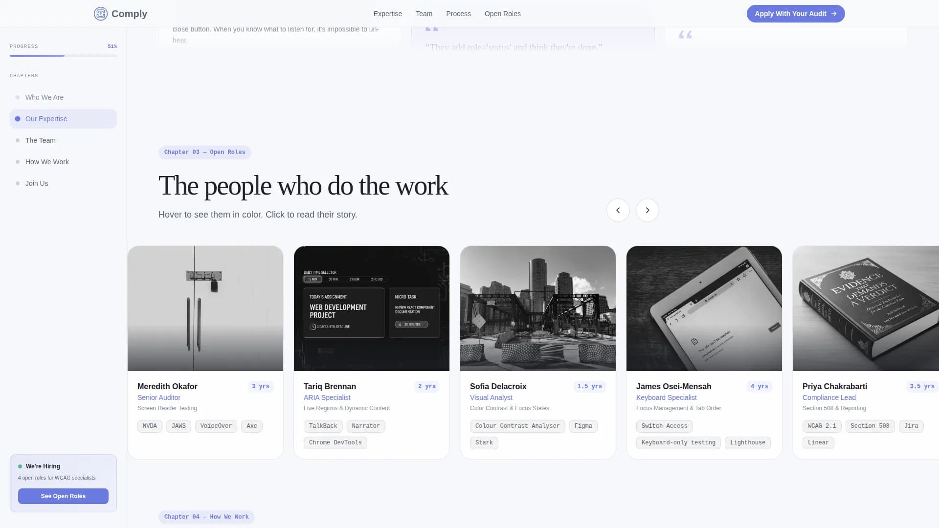 Inclusive — Accessibility Recruitment Landing Page Template