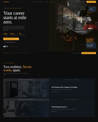 Rig - Immersive CDL Landing Page Template