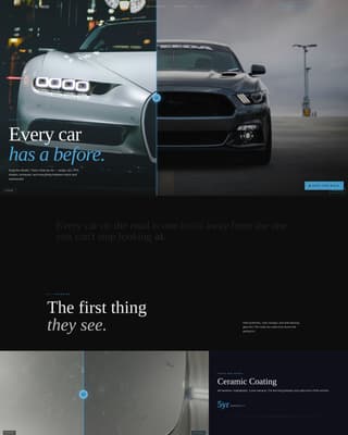 Mod - Cinematic Aftermarket Landing Page Template