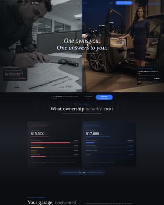 Fleet - Cinematic Carsubscription Landing Page Template