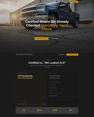 Bowtie - Certified Dealer Landing Page Template