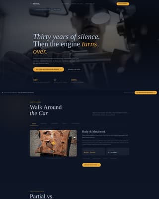 Revival - Immersive Restoration Landing Page Template