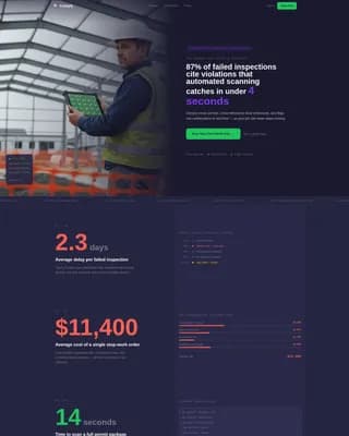 Comply - Powerful Constructioncompliance Landing Page Template