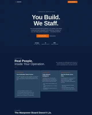 Hardhat - Embedded Talent Acquisition Construction RPO Landing Page Template