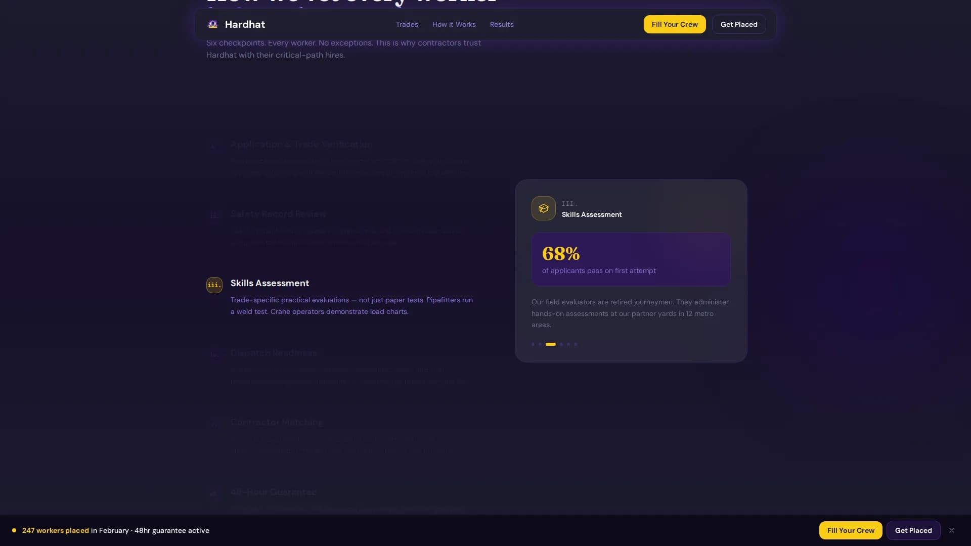 Hardhat — Rapid Construction Hiring Landing Page Template