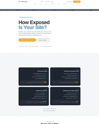 Compliance — Certified Construction Safety Landing Page Template