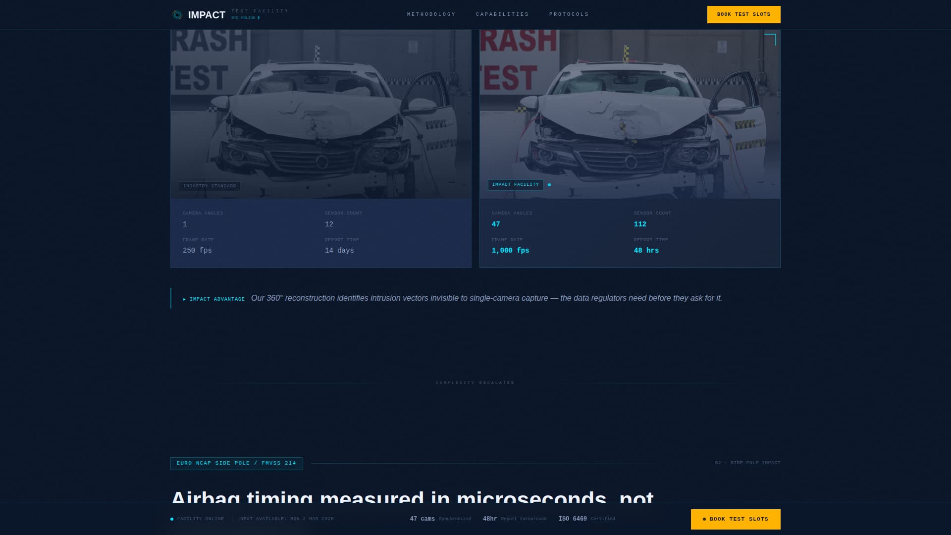 Impact - Precision Crashtest Landing Page Template