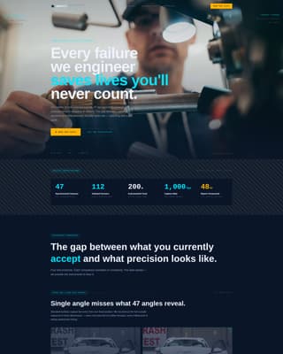 Impact - Precision Crashtest Landing Page Template