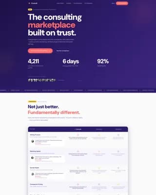 Matchmake — Consulting Marketplace Landing Page Template