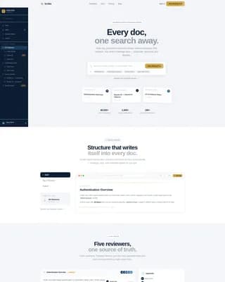 Compose — Content Authoring Tool Landing Page Template