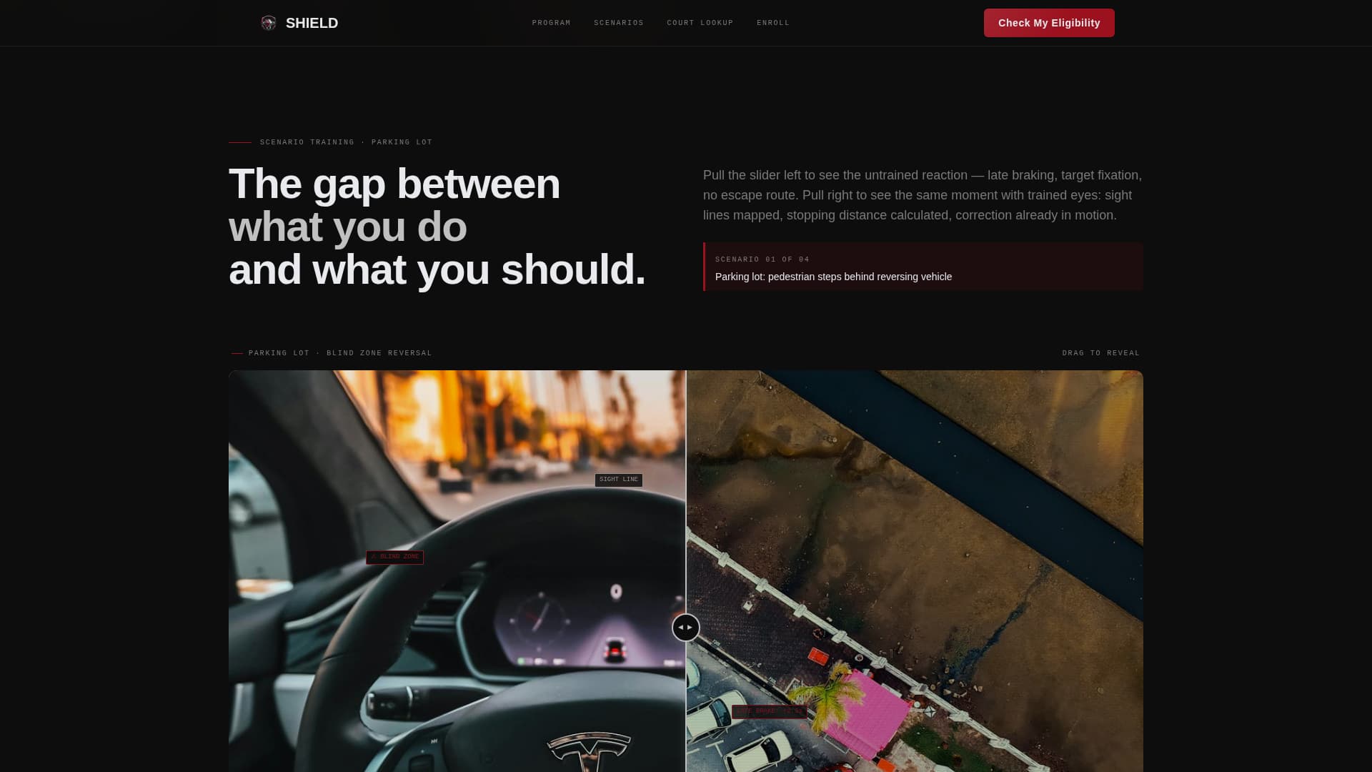 Shield - Powerful Driving Landing Page Template