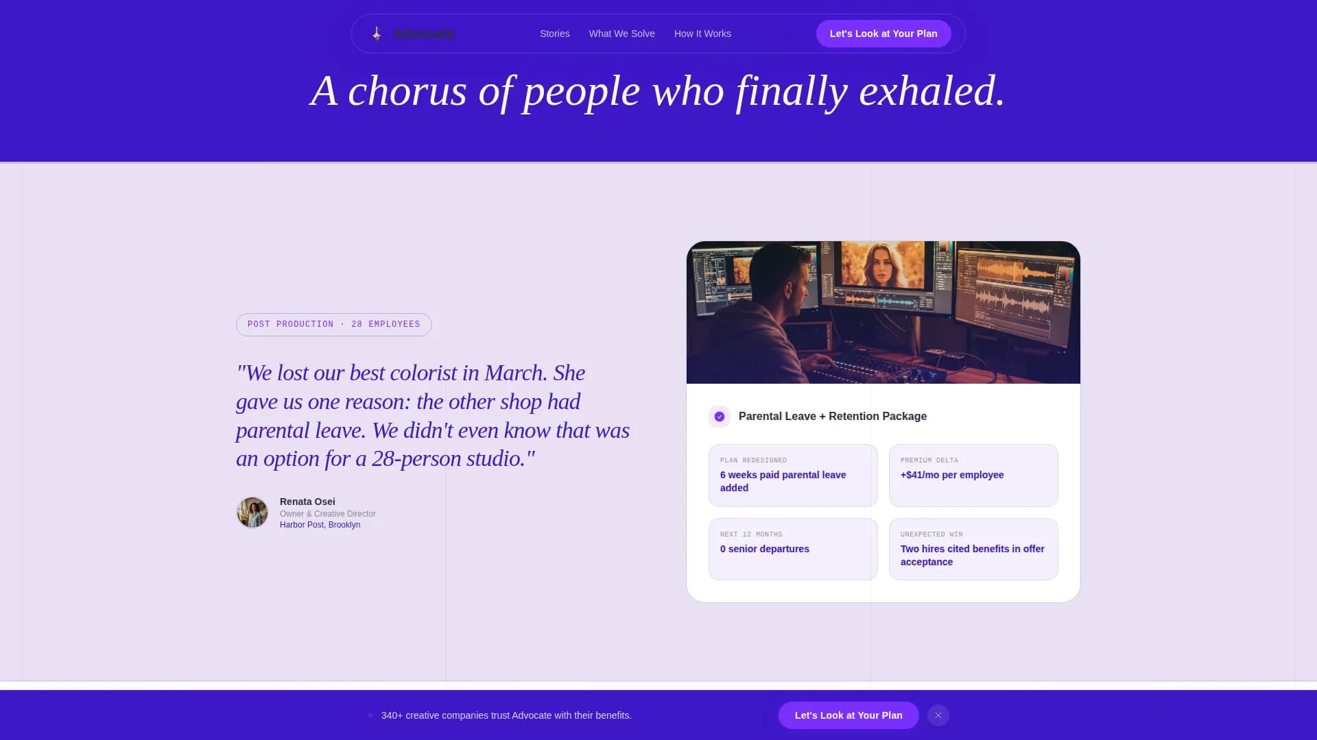 Champion — Creative Benefits Consultancy Landing Page Template