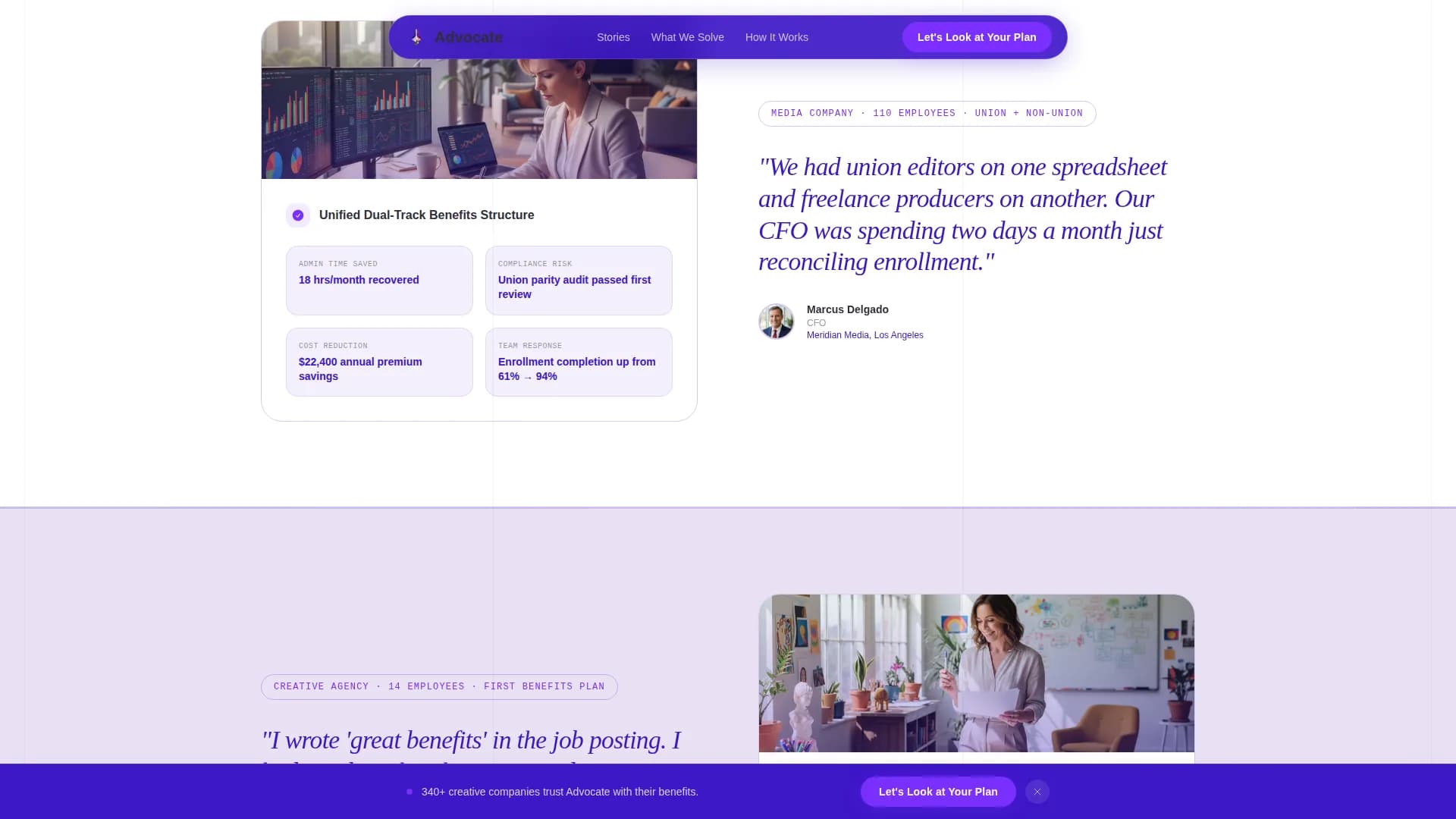Champion — Creative Benefits Consultancy Landing Page Template