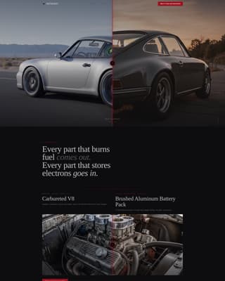 Retrofit - Electrifying EV Conversion Landing Page Template