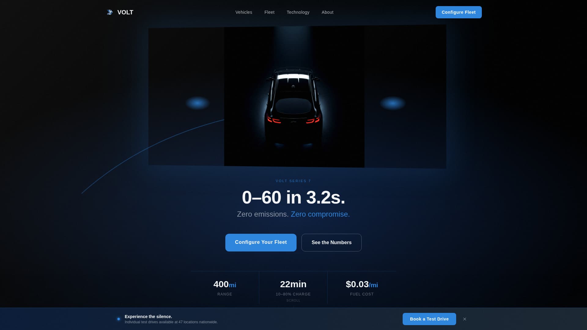 Volt - Dynamic EV Landing Page Template