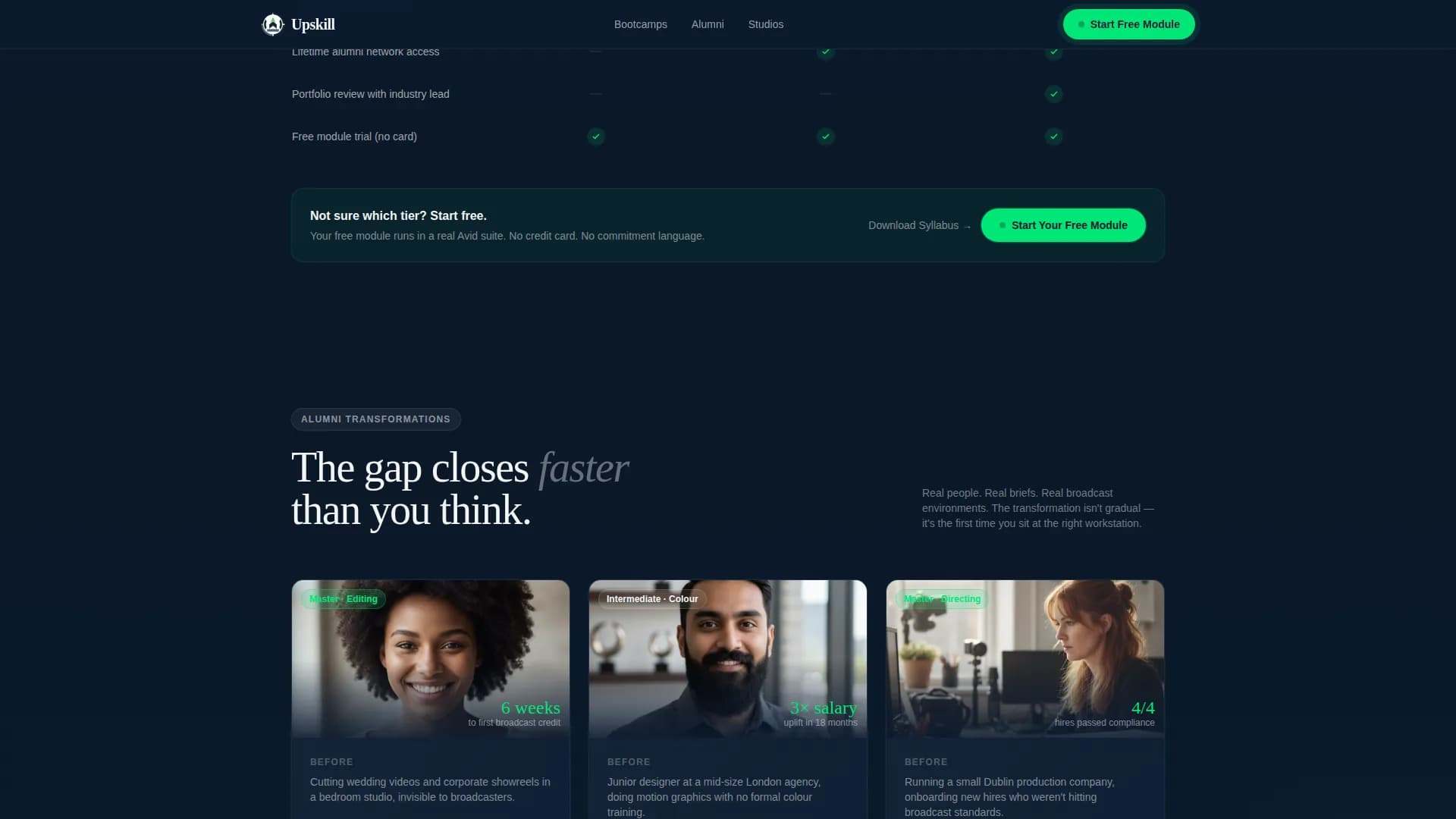Accelerate — Bootcamp Creative Training Landing Page Template