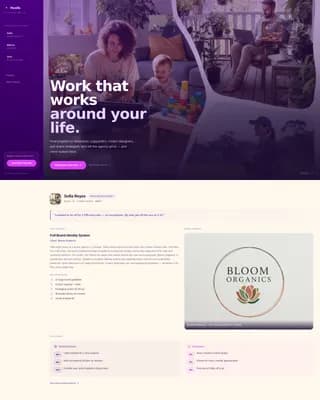 Thrive — Creative Freelance Marketplace Landing Page Template
