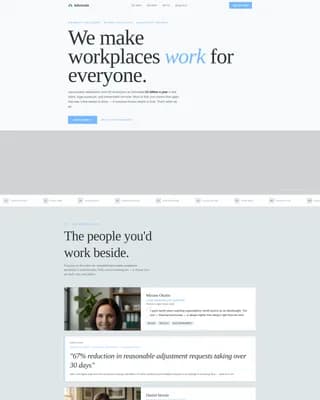 Advocate - Disability Inclusion Consulting Landing Page Template