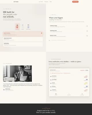 Roster — District Staffing Landing Page Template