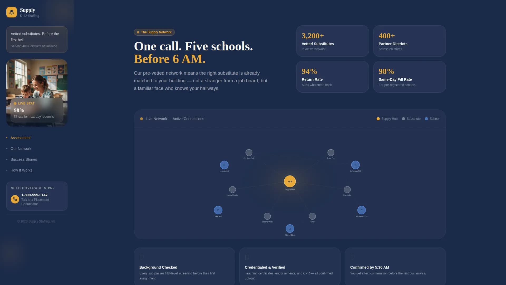 Equip — Reliable School Readiness Landing Page Template