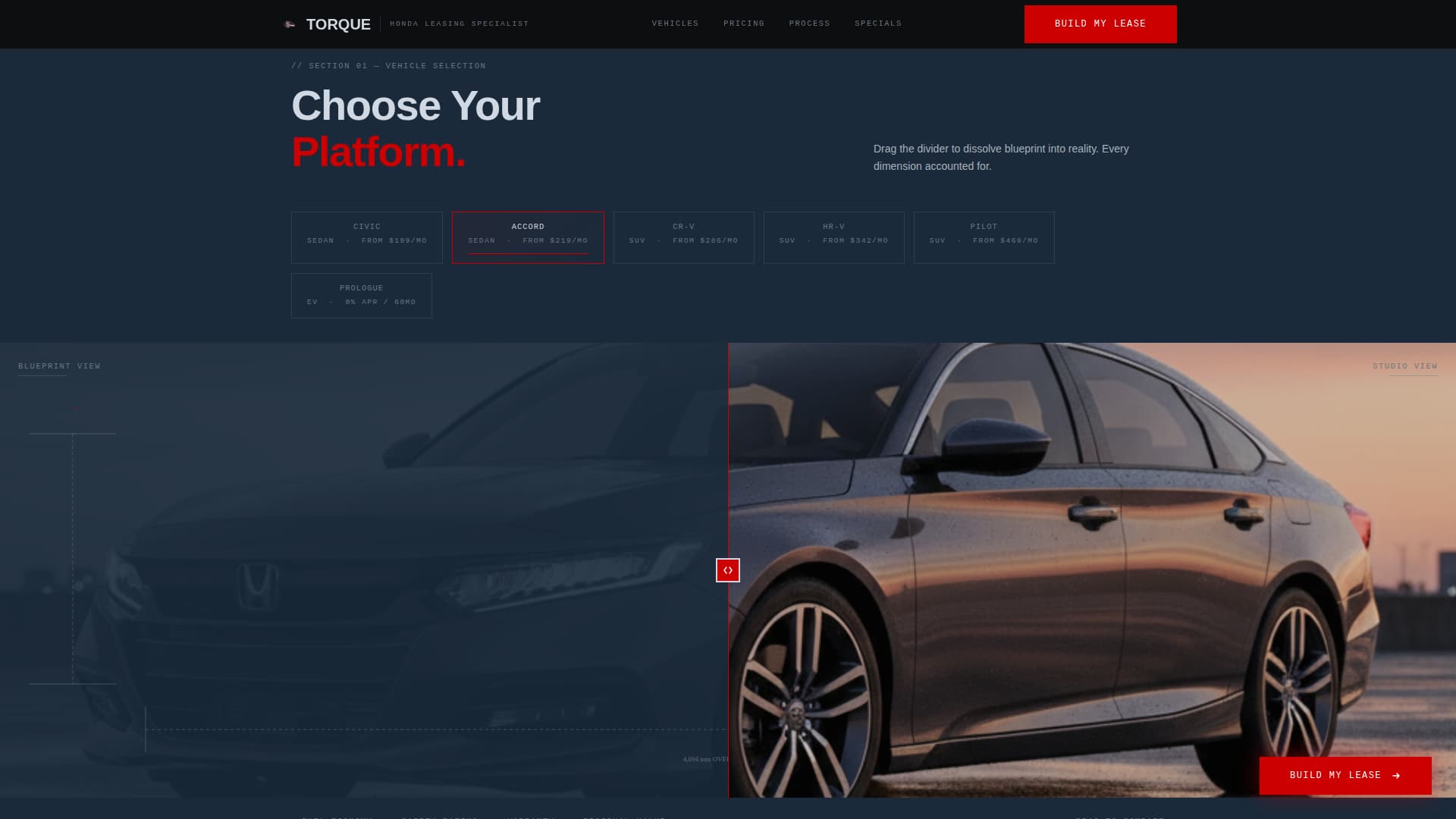 Torque - Precision Honda Landing Page Template