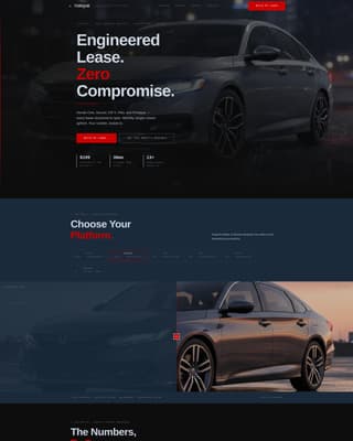 Torque - Precision Honda Landing Page Template