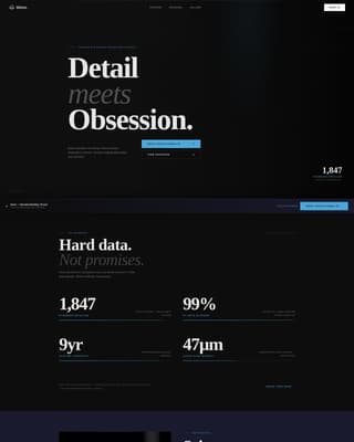Gloss - Cinematic Hyundai Landing Page Template