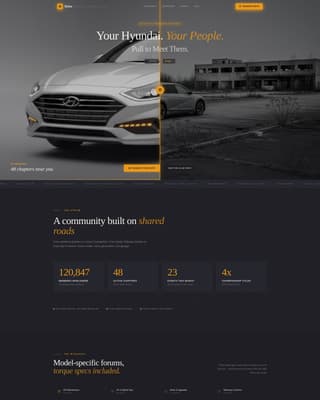 Drive - Premium Hyundai Landing Page Template