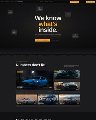Boost - Highperformance Hyundai Landing Page Template