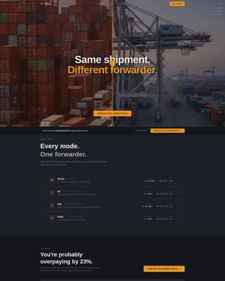 Haul - Powerful Freight Landing Page Template